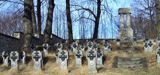 Cmentarz wojskowy w Rzuchowej w Małopolsce koło Tarnowa