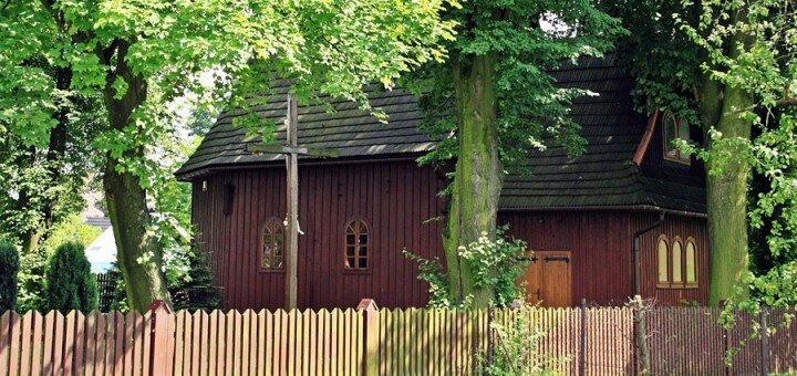 Jurków - drewniany kościół