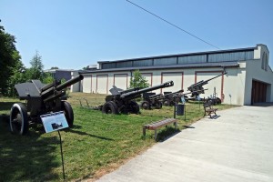 Działka przeciwlotnicze w Muzeum Lotnictwa Polskiego w Krakowie