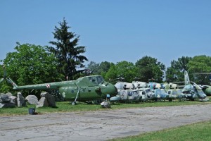 Śmigłowce w Muzeum Lotnictwa Polskiego w Krakowie