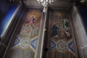 Malowidła w kościółku NNMP - Rajbrot