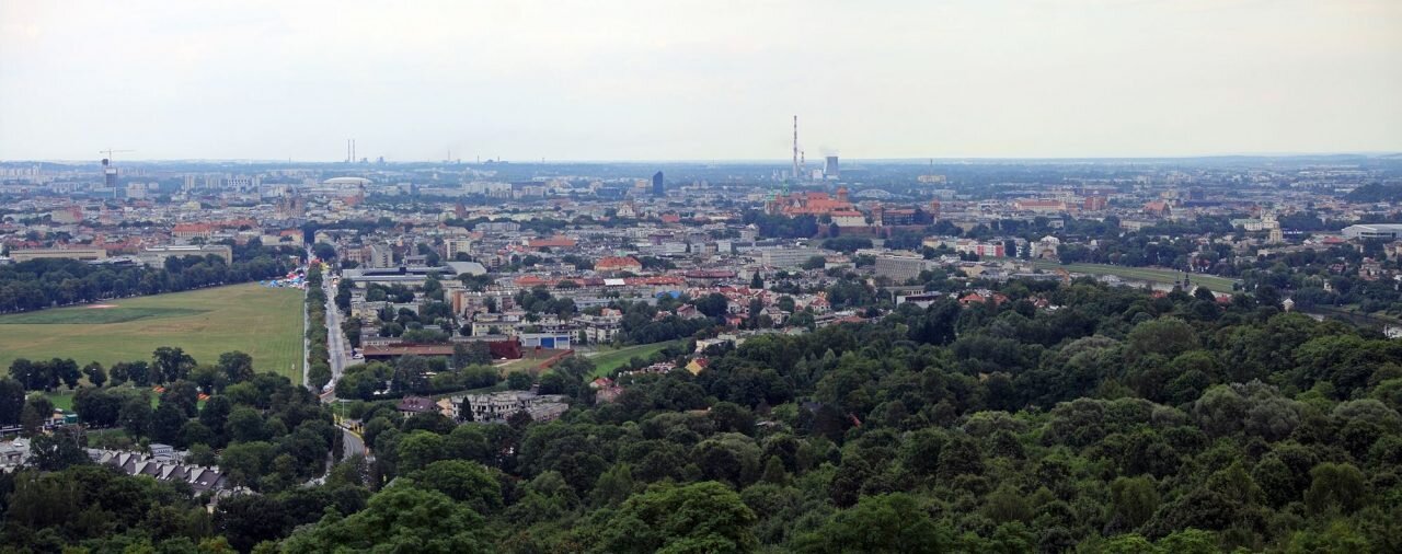 Kraków - panorama z Kopca Kościuszki